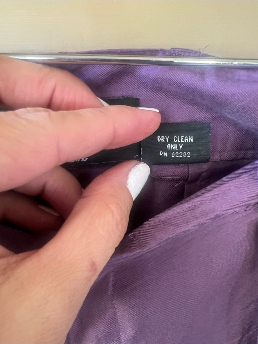 Beverly Hills Polo Club Silk Purple Pleated Front Shorts XL Preppy Vtg - Picture 4 of 7